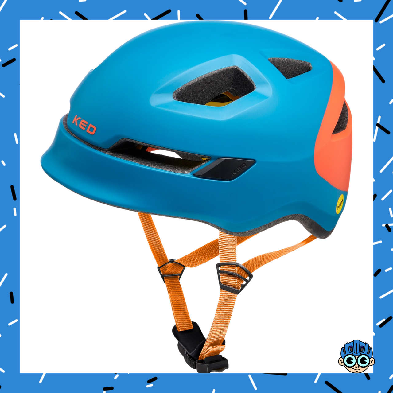קסדת אופניים לילדים ונוער KED POP משולבת טכנולוגיית MIPS להגנה מירבית